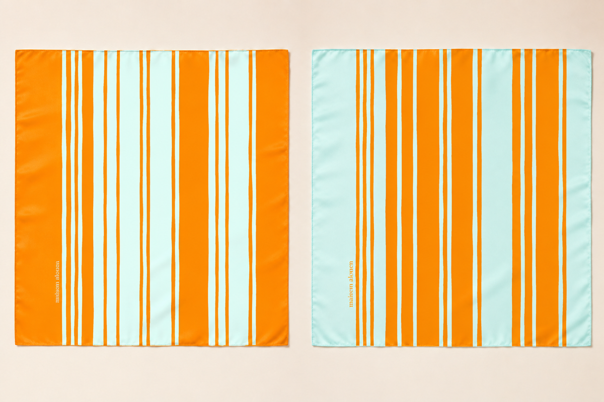 Carré de soie - Fouta