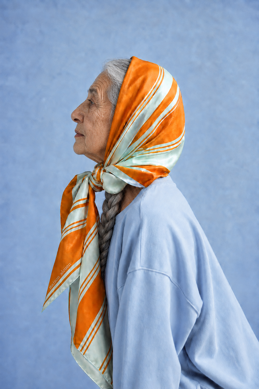 Carré de soie - Fouta